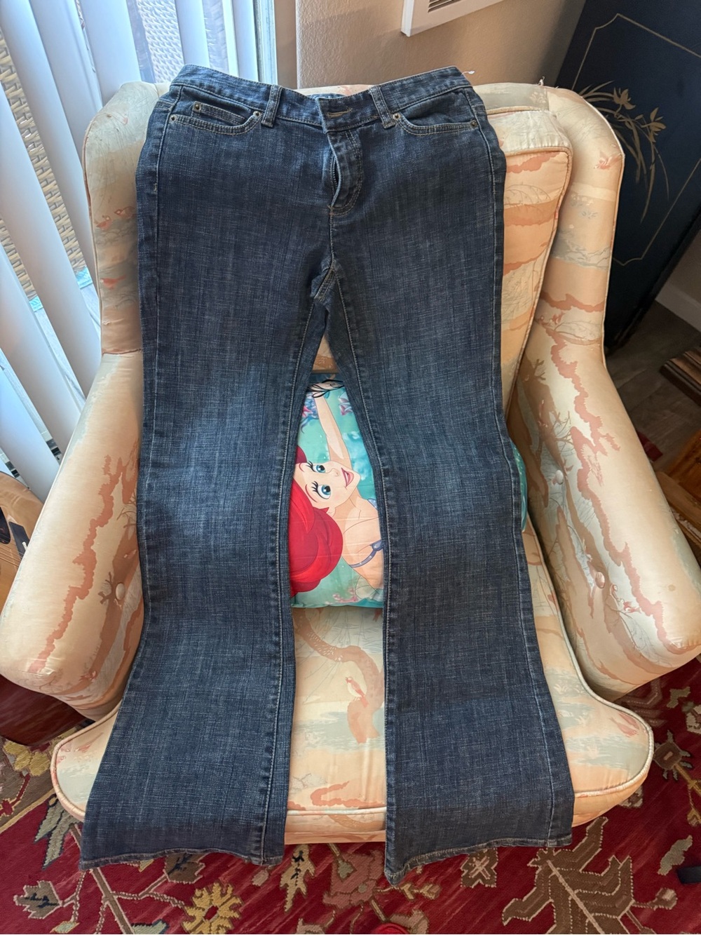 Michael Kors Dark Blue Flare Jeans